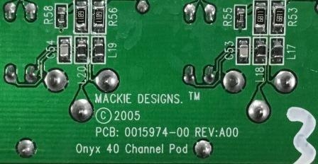 0015975-00 - PCB ASSY Onyx 40 Channel Pod