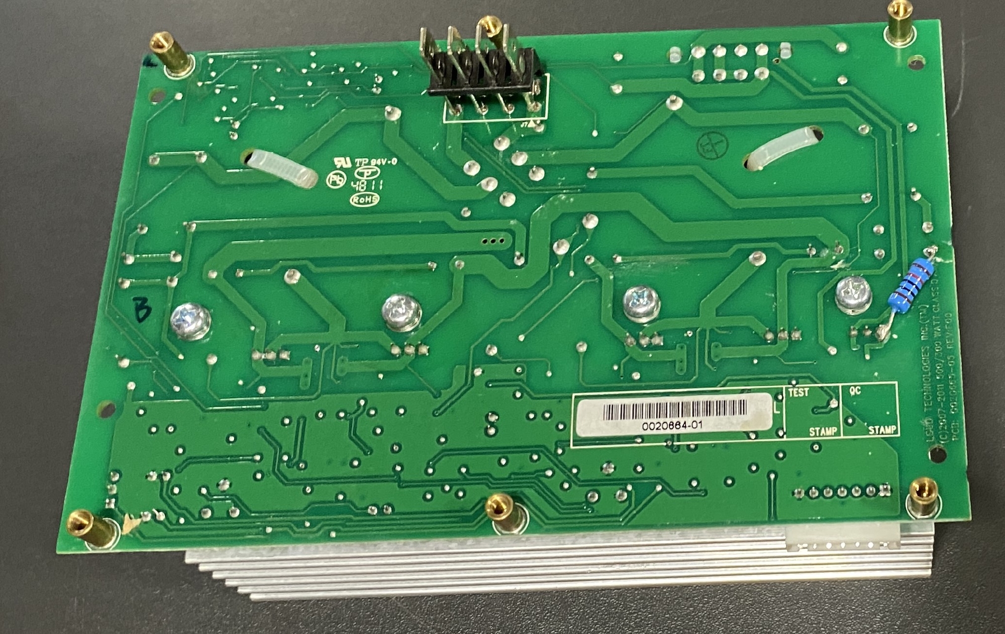 0020664-01 - CLASS D AMP  300W  ASSY PCB