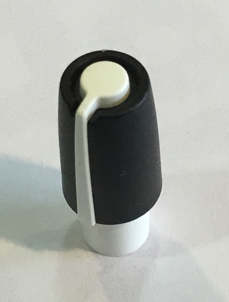 2040688-01 - KNOB LONG SHAFT WHITE 100